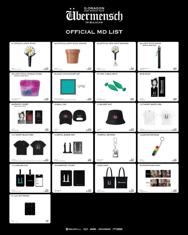 Official Merch Pick-up & Purchase Guide