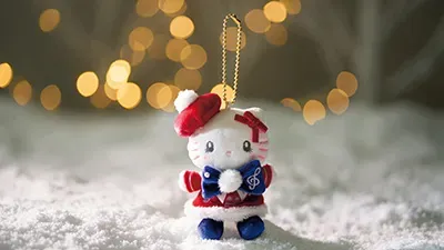 Hello Kitty 聖歌隊造型鑰匙圈