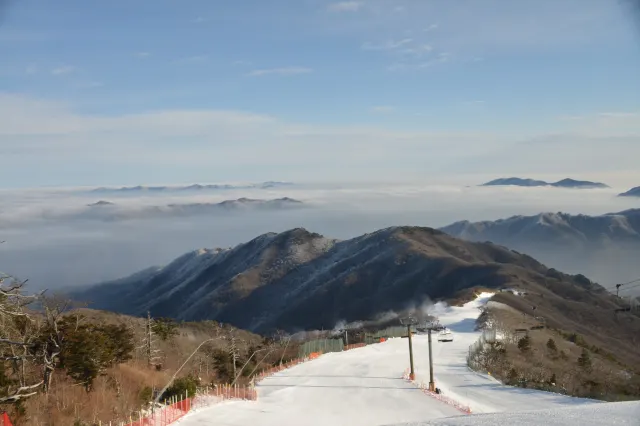 스키장 무주 덕유산 리조트