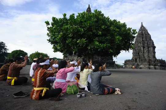 Ritual Tawur Agung di Candi Prambanan