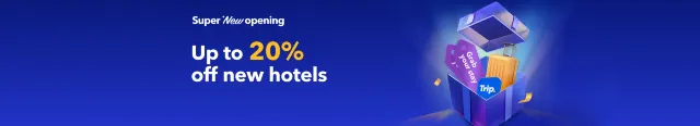Up to 20% off on New Hotels