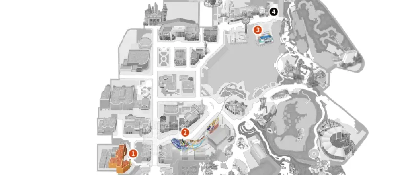 名探偵コナン・ワールド エリア・マップ