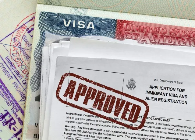 visa america approved photo