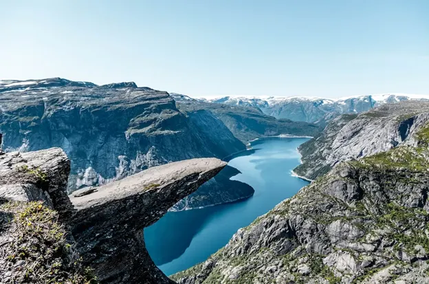 Ein Fjord in Norwegen