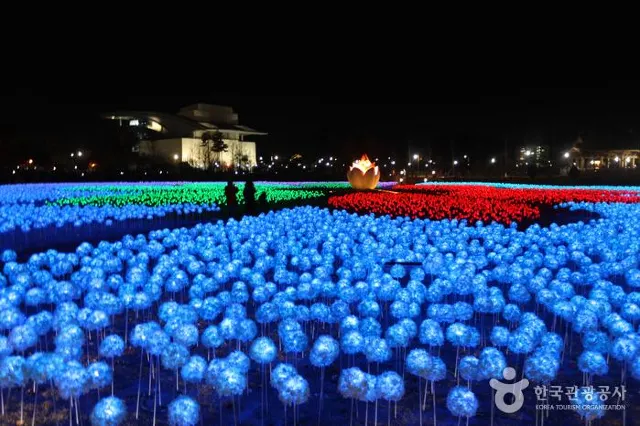 경주 야경 가볼만한 곳 빛누리 정원