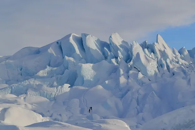 Ein Gletscher in Alaska, USA