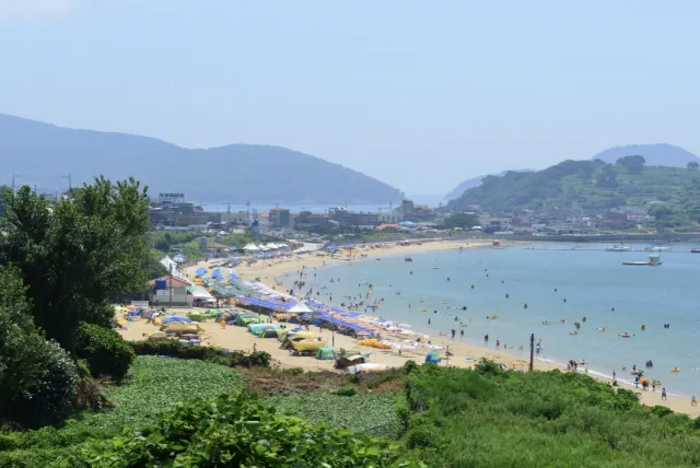 거제 구조라 해수욕장