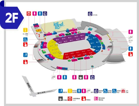 台北小巨蛋場館地圖