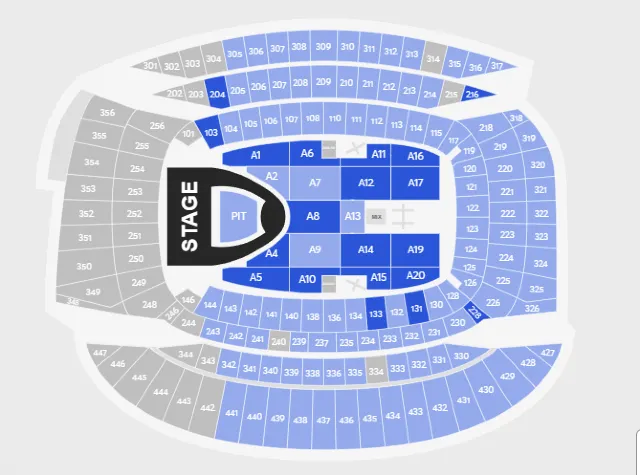 Blackpink concert 2025 Seating Chart
