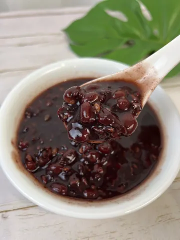 紫米紅豆暖補粥