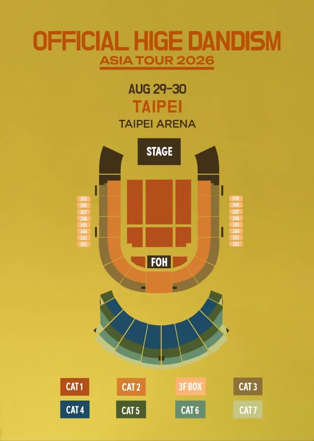 Official髭男dism演唱會2026