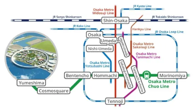 万博の見取り図です