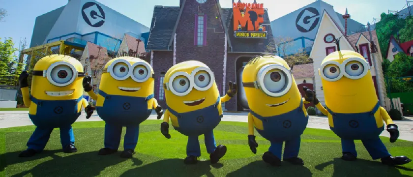 大阪環球影城聖誕節 小小兵酷冬迎賓秀