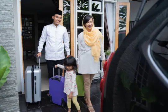 keluarga mudik bersama