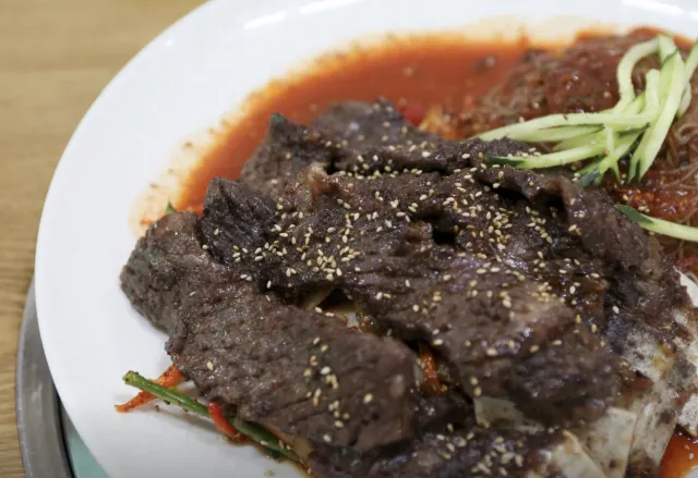 목포 맛집 소갈비수육무침