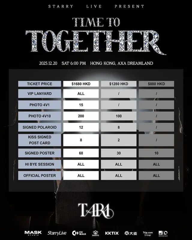 T-ARA香港演唱會2025 購票福利