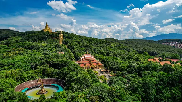 xishuangbanna china  aerial view