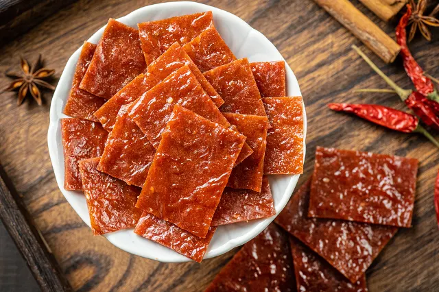 Бакква: сладко-солёное вяленое мясо сувенир из китая