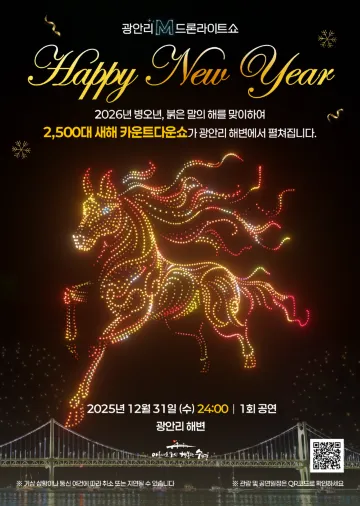 2026 카운트다운 부산 광안리 드론쇼