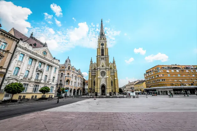 Площадь Свободы в Нови-Саде