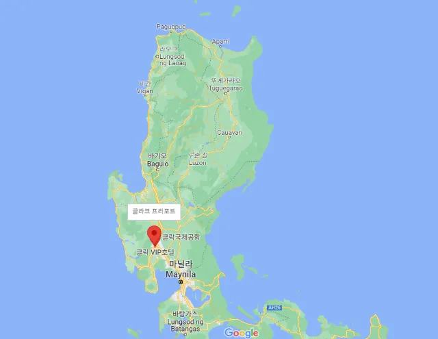 필리핀 클락 위치