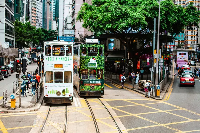 Hong Kong ding ding tram