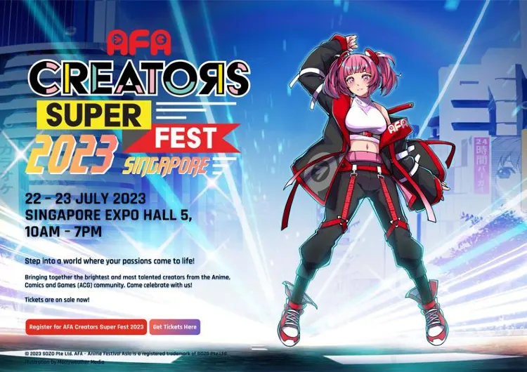 AFA Creators Super Fest Singapore 2023