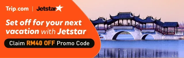 Jet off to your next adventure and save RM40 with Jetstar