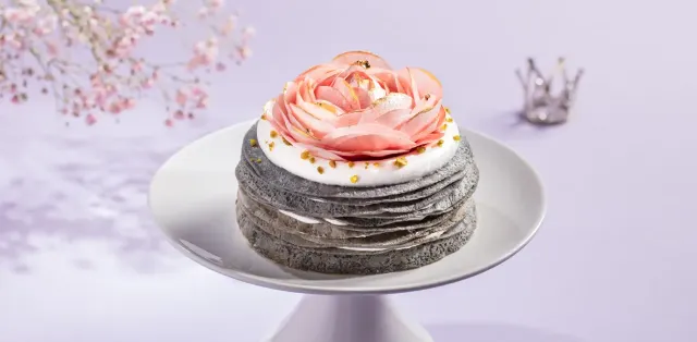無添加糖黑芝麻豆乳班戟蛋糕
