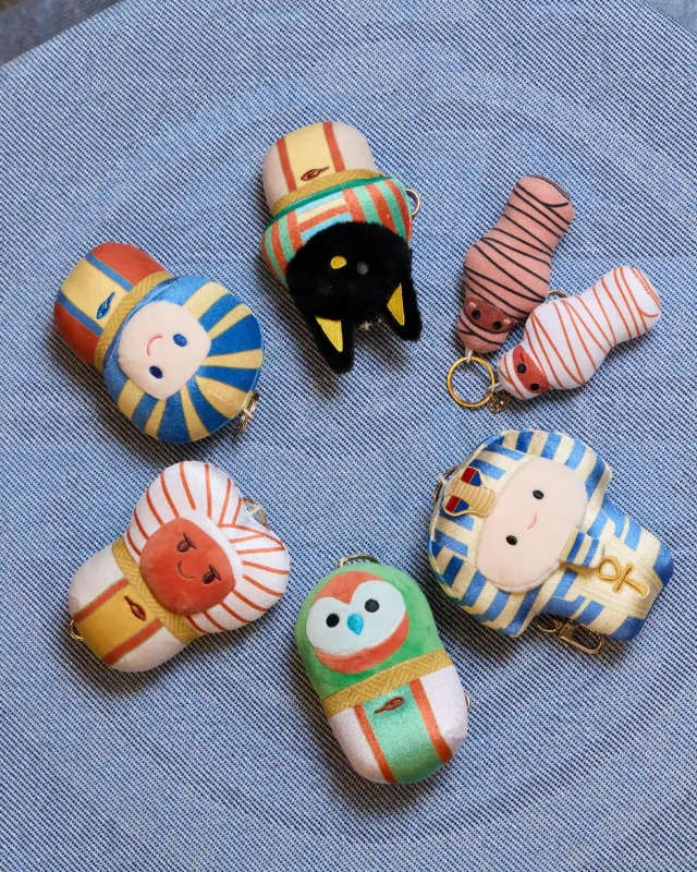 「古埃及主題盲盒」毛絨掛飾