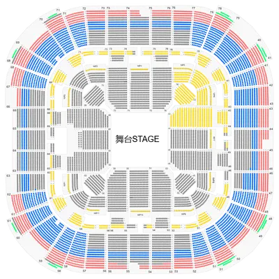 周興哲演唱會 2025 座位圖9.20