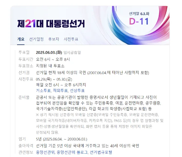 21대 대통령 선거