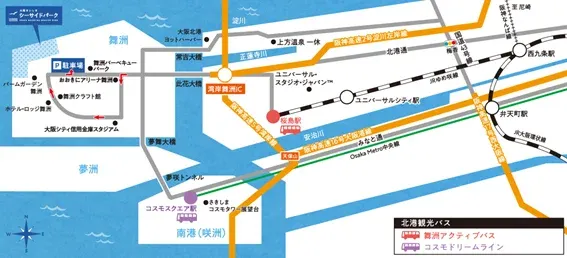 会場までの地図