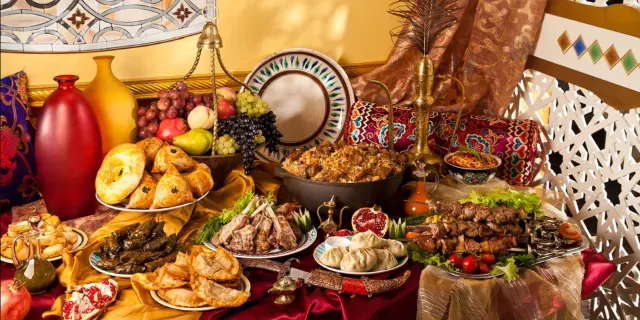 Праздничный стол в Курбан-Байрам