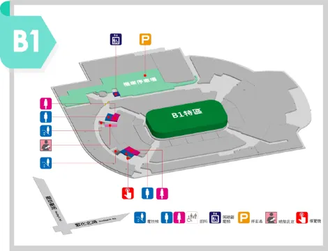 台北小巨蛋場館地圖