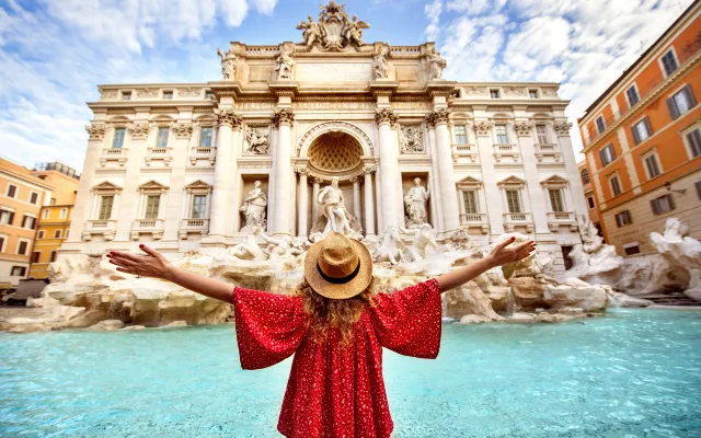 로마 여행 트레비 분수