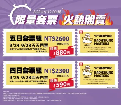 2025 高雄羽球大師賽套票