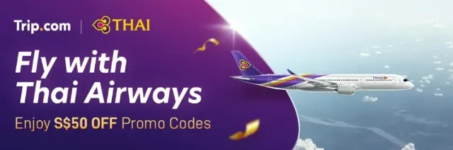 Thai Airways Flight Promotion -  Enjoy S$50 OFF