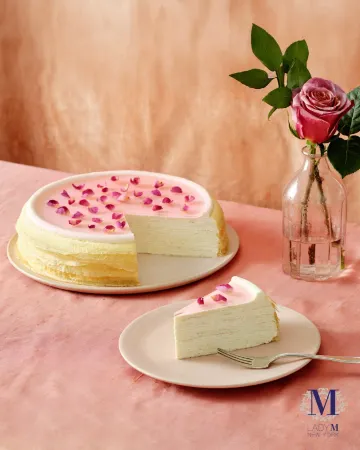 Lady M：玫瑰千層蛋糕