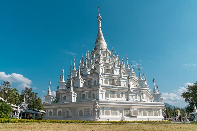 xishuangbanna china manfeilong white bamboo shoot pagoda
