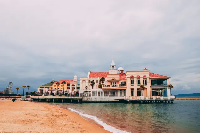 일본 관광 추천 모모치 해변공원