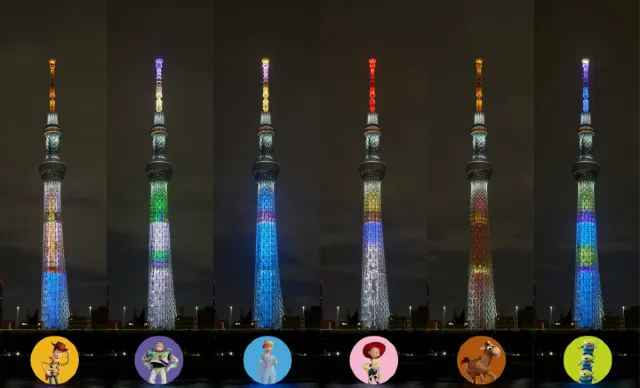 玩具總動員限定燈光秀