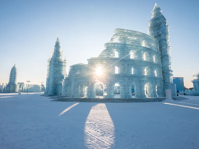harbin ice and snow world ice architecture