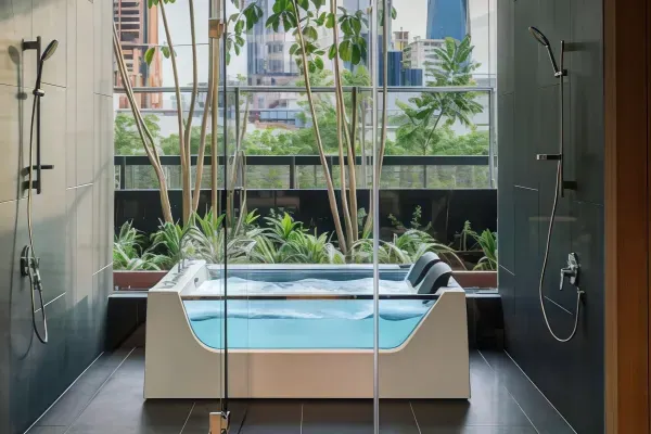 The full-service spa