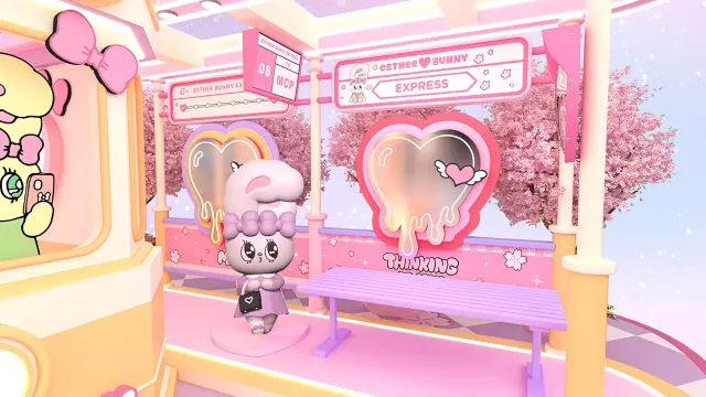 MCP 新都城中心 × Esther Bunny 新春櫻花鐵道之旅