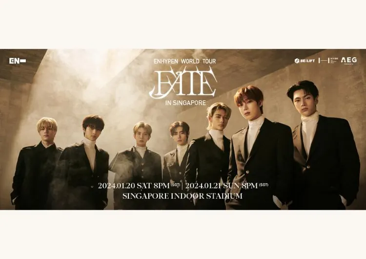 ENHYPEN – 'FATE' World Tour in Singapore 2024