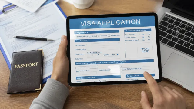 visa application picture