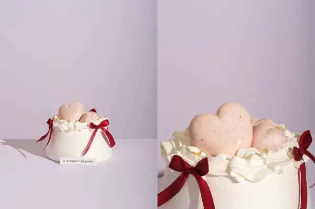 a.littlemoment.pastry「蔓越莓慕絲戚風蛋糕」