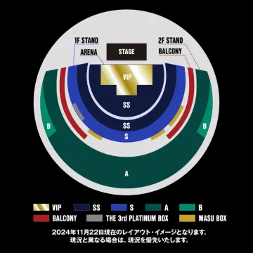 Oasis Live '25座席表