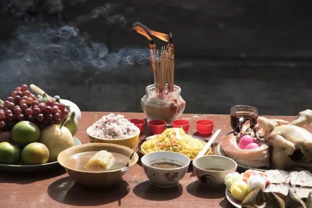 冬至拜拜祭神照片